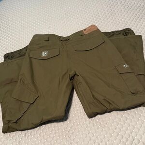 Burton Forest Green Cargo Pants